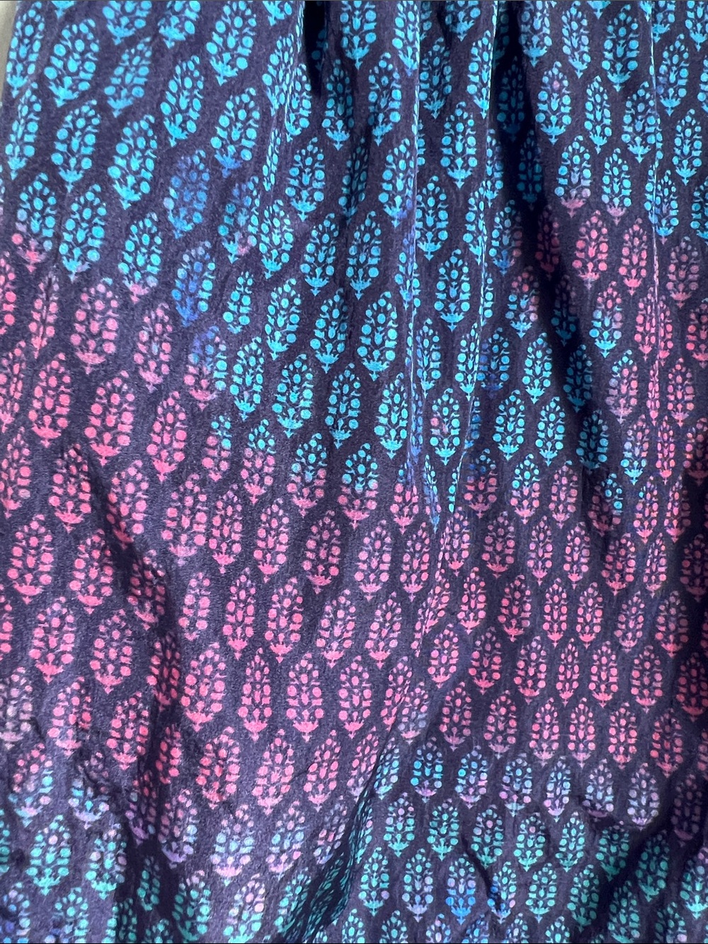 FP Movement by Free People | High-Waist Patterned Shorts in Blue & Purple Size S - Picture 6 of 16